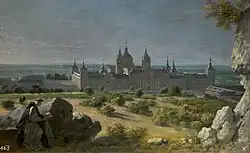 View of El Escorial, by Michel-Ange Houasse (1723)
