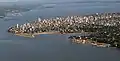 Parana river in Posadas, Argentina