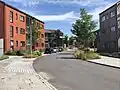 New roads and residential areas (built in 2022)