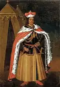 Vytautas the Great with Gediminas's Cap, painted in the 18th century