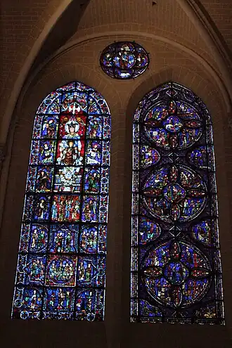 Bay 30 Notre-Dame de la Belle-Verrière and Lives of Saint Anthony and Saint Paul