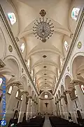 Interior view from the entrance