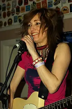 Albertine performing in 2011
