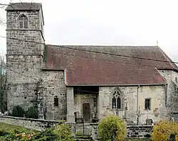 The church in Viviers-le-Gras