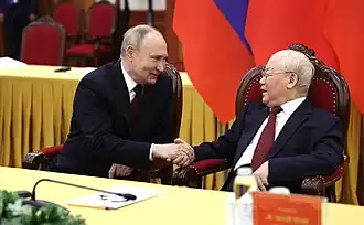 Nguyễn Phú Trọng and Vladimir Putin