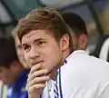 Kalytvyntsev in 2014 with Arsenal Kyiv