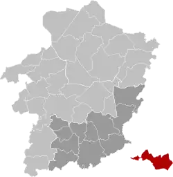 Location of Voeren in Limburg