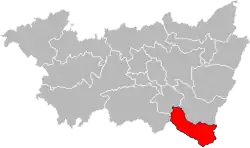 Location of Le Thillot