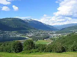 View of Vossavangen
