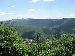 A general view of Aumessas