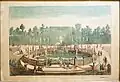 Vue d'optique of Rome, printed in Paris