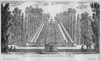 View of the grand cascade