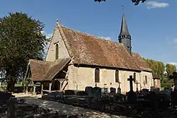 The church in Ouilly-le-Vicomte