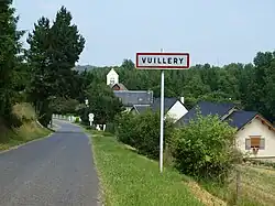 The road into Vuillery