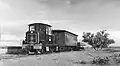 Z1151 with a small train in Walloway, South Australia, circa 1996
