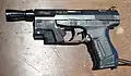 P99 TA with laser unit and flash suppressor