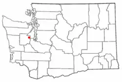 Location of Allyn-Grapeview, Washington