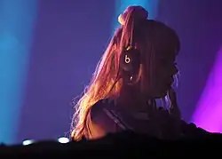 Cecil performing in 2019
