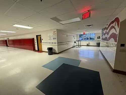 English hallway upstairs