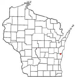 Location of Herman, Wisconsin