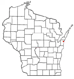 Location of Pierce, Wisconsin