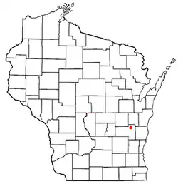 Location of Taycheedah, Wisconsin