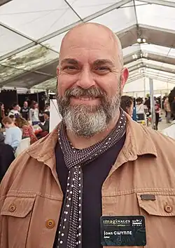 John Gwynne at Imaginales, France, 2024