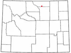 Location of Story, Wyoming