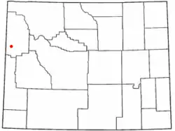Location of Teton Village, Wyoming