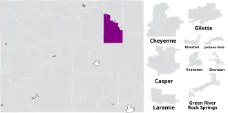 Map of the district