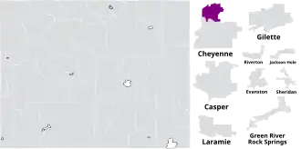 Map of the district
