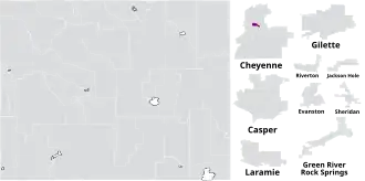 Map of the district