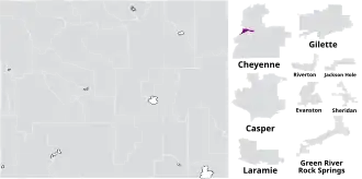 Map of the district