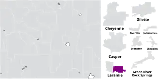Map of the district