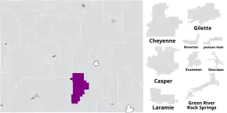 Map of the district