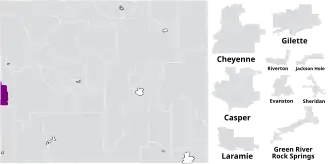 Map of the district