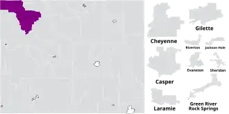 Map of the district