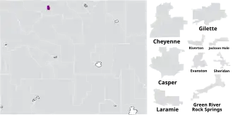 Map of the district