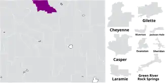 Map of the district