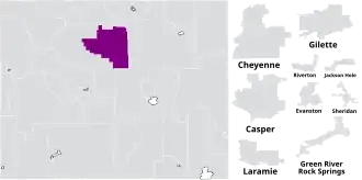 Map of the district
