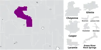 Map of the district