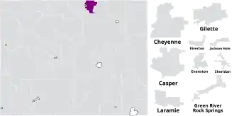 Map of the district