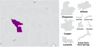 Map of the district