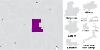 Map of the district