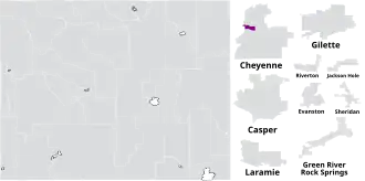Map of the district
