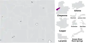 Map of the district