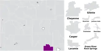 Map of the district