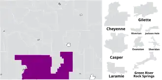 Map of the district