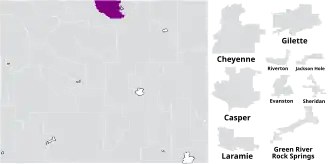 Map of the district