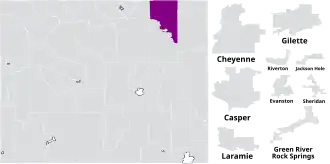 Map of the district